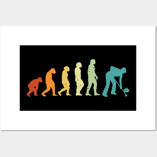 Evolution of a Curling Player Posters and Art